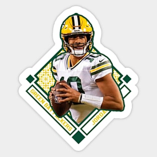 JORDAN LOVE GREEN BACK PACKERS Sticker